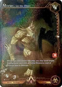 Morac, on the Hunt (Patreon Promo) - Alpha Clash Promo Cards - Alpha Clash card