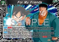 For My Friends (Zenkai Series Tournament Pack Vol.11) - Tournament Promotion Cards - Dragon Ball Super: Masters card
