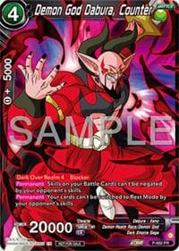 Demon God Dabura, Counter (Zenkai Series Tournament Pack Vol.11) - Tournament Promotion Cards - Dragon Ball Super: Masters card