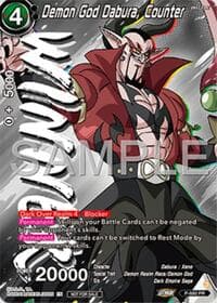 Demon God Dabura, Counter (Zenkai Series Tournament Pack Vol.11) (Winner) - Tournament Promotion Cards - Dragon Ball Super: Masters card