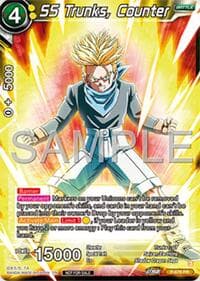 SS Trunks, Counter (Zenkai Series Tournament Pack Vol.11) - Tournament Promotion Cards - Dragon Ball Super: Masters card