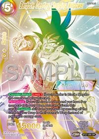 Bardock, Destiny-Changing Willpower (Serial Numbered) - History of Z - Dragon Ball Super: Masters card