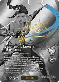 Beauregard Lionett, Expositor (Serial Numbered) - Critical Role: Heroes of Exandria - UniVersus card