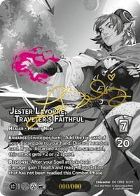 Jester Lavorre, Traveler's Faithful (Serial Numbered) - Critical Role: Heroes of Exandria - UniVersus card