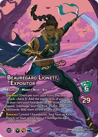 Beauregard Lionett, Expositor - Critical Role: Heroes of Exandria - UniVersus card