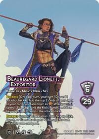 Beauregard Lionett, Expositor (Alternate Art) - Critical Role: Heroes of Exandria - UniVersus card