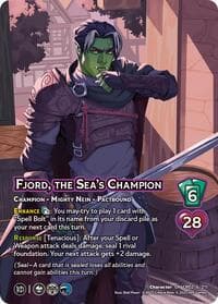 Fjord, the Sea's Champion - Critical Role: Heroes of Exandria - UniVersus card