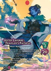 Jester Lavorre, Traveler's Faithful - Critical Role: Heroes of Exandria - UniVersus card