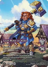 Lady Kima of Vord (Alternate Art) - Critical Role: Heroes of Exandria - UniVersus card