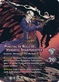 Percival de Rolo III, Vengeful Sharpshooter (Alternate Art) - Critical Role: Heroes of Exandria - UniVersus card