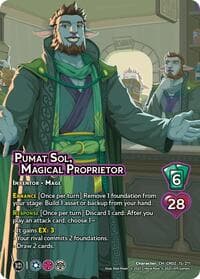 Pumat Sol, Magical Proprietor - Critical Role: Heroes of Exandria - UniVersus card