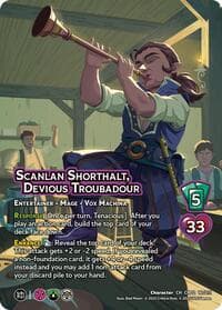 Scanlan Shorthalt, Devious Troubadour - Critical Role: Heroes of Exandria - UniVersus card