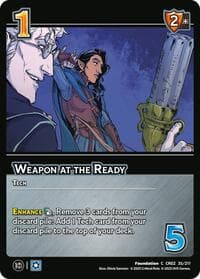 Weapon at the Ready - Critical Role: Heroes of Exandria - UniVersus card