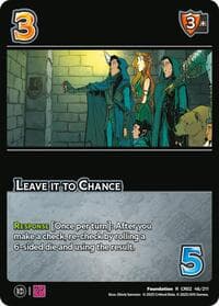 Leave it to Chance - Critical Role: Heroes of Exandria - UniVersus card