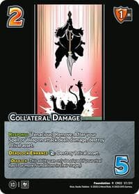 Collateral Damage - Critical Role: Heroes of Exandria - UniVersus card