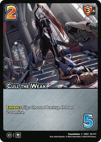 Cull the Weak - Critical Role: Heroes of Exandria - UniVersus card