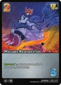 Macabre Regeneration - Critical Role: Heroes of Exandria - UniVersus card