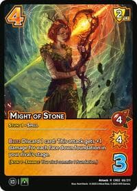 Might of Stone - Critical Role: Heroes of Exandria - UniVersus card