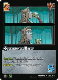 Questionable Brew - Critical Role: Heroes of Exandria - UniVersus card