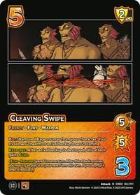Cleaving Swipe - Critical Role: Heroes of Exandria - UniVersus card