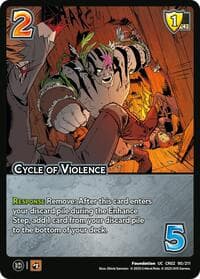 Cycle of Violence - Critical Role: Heroes of Exandria - UniVersus card