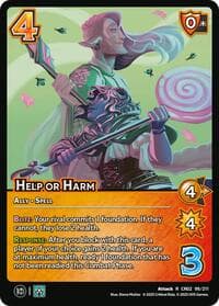 Help or Harm - Critical Role: Heroes of Exandria - UniVersus card
