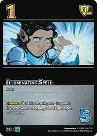 Illuminating Spell - Critical Role: Heroes of Exandria - UniVersus card