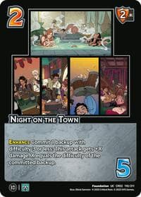 Night on the Town - Critical Role: Heroes of Exandria - UniVersus card