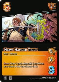 Heavy Hammer Thump - Critical Role: Heroes of Exandria - UniVersus card