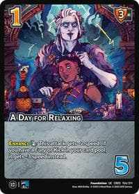 A Day for Relaxing - Critical Role: Heroes of Exandria - UniVersus card