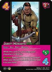 Jarett Howarth - Critical Role: Heroes of Exandria - UniVersus card
