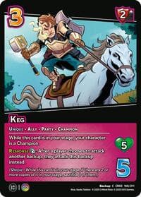 Keg - Critical Role: Heroes of Exandria - UniVersus card