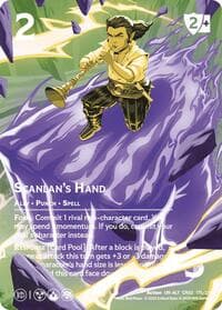 Scanlan's Hand (Alternate Art) - Critical Role: Heroes of Exandria - UniVersus card