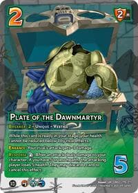 Plate of the Dawnmartyr - Critical Role: Heroes of Exandria - UniVersus card