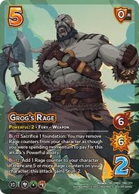 Grog's Rage - Critical Role: Heroes of Exandria - UniVersus card