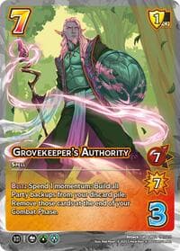 Grovekeeper's Authority - Critical Role: Heroes of Exandria - UniVersus card