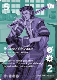 Hooligan's Mockery (Alternate Art) - Critical Role: Heroes of Exandria - UniVersus card