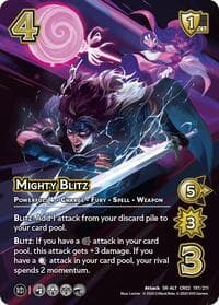 Mighty Blitz (Alternate Art) - Critical Role: Heroes of Exandria - UniVersus card
