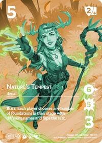 Nature's Tempest (Alternate Art) - Critical Role: Heroes of Exandria - UniVersus card