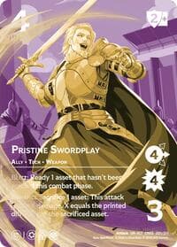 Pristine Swordplay (Alternate Art) - Critical Role: Heroes of Exandria - UniVersus card