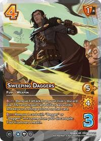 Sweeping Daggers - Critical Role: Heroes of Exandria - UniVersus card