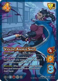 Violent Animus Shot - Critical Role: Heroes of Exandria - UniVersus card