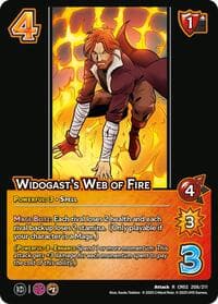Widogast's Web of Fire - Critical Role: Heroes of Exandria - UniVersus card