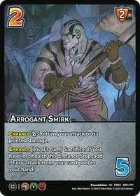Arrogant Smirk - Critical Role: Heroes of Exandria - UniVersus card