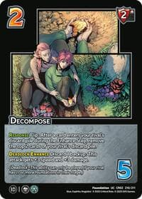 Decompose - Critical Role: Heroes of Exandria - UniVersus card
