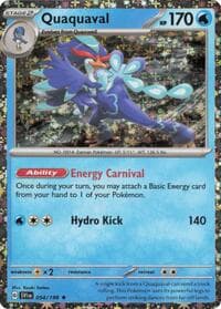 Quaquaval - 054/198 (Sparkle Holo) - Miscellaneous Cards & Products - Pokemon card