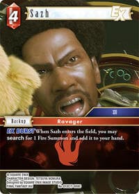 Sazh EX - Legacy Collection - Final Fantasy TCG card