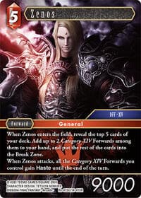 Zenos - Legacy Collection - Final Fantasy TCG card