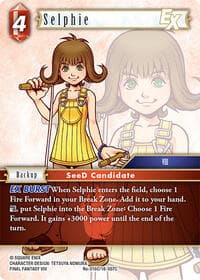 Selphie EX - Legacy Collection - Final Fantasy TCG card