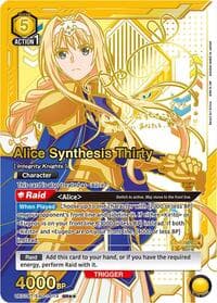 Alice Synthesis Thirty (013) (SR**) - UE07BT: Sword Art Online - Union Arena card